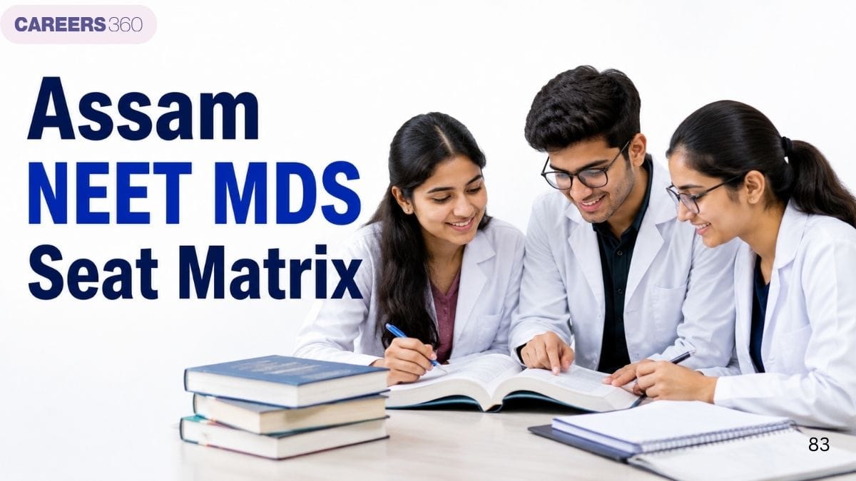 Assam NEET MDS Seat Matrix 2026: Course-Wise Seats
